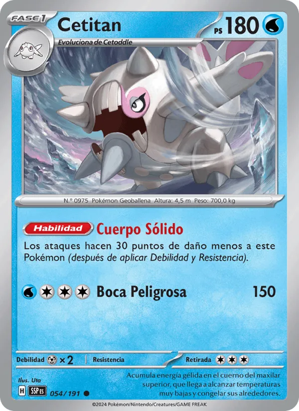 Cetitan · Chispas Fulgurantes 054/191