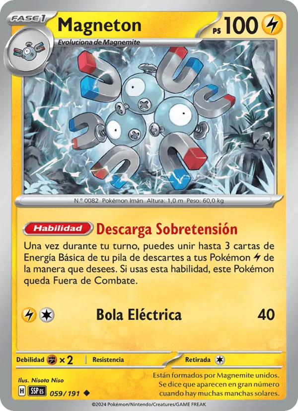 Magneton · Chispas Fulgurantes 059/191