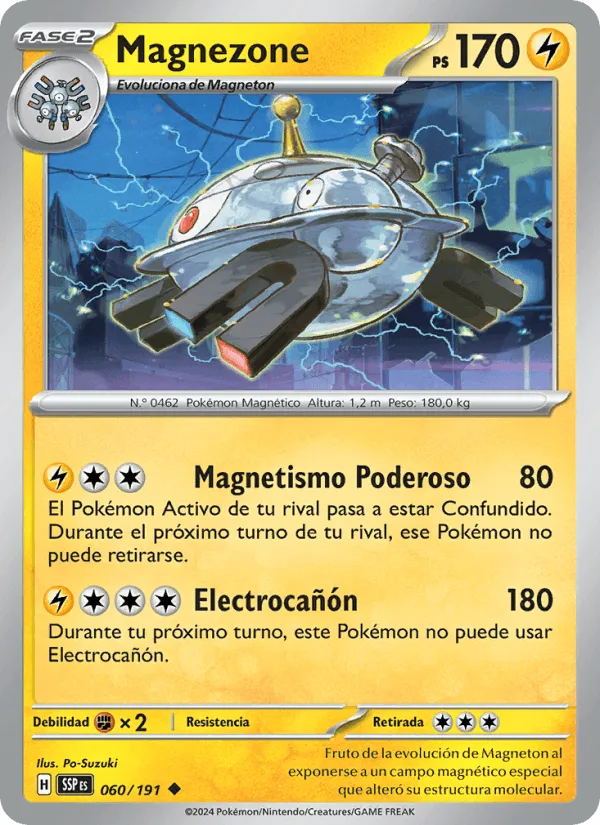 Magnezone · Chispas Fulgurantes 060/191