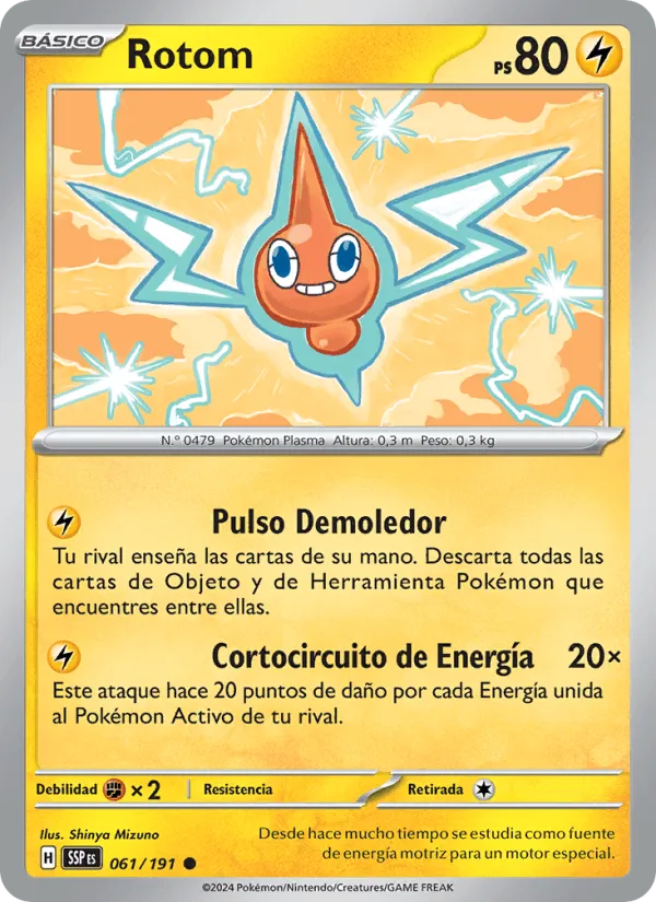 Rotom · Chispas Fulgurantes 061/191
