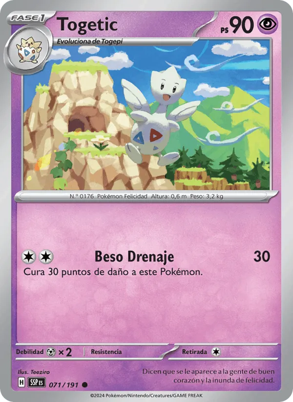 Togetic · Chispas Fulgurantes 071/191