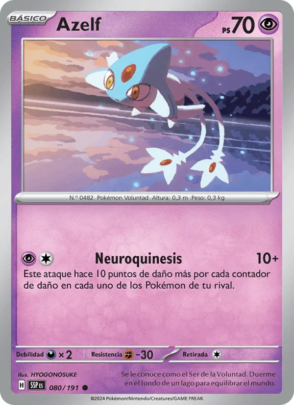 Azelf · Chispas Fulgurantes 080/191
