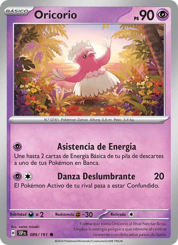 Oricorio · Chispas Fulgurantes 089/191
