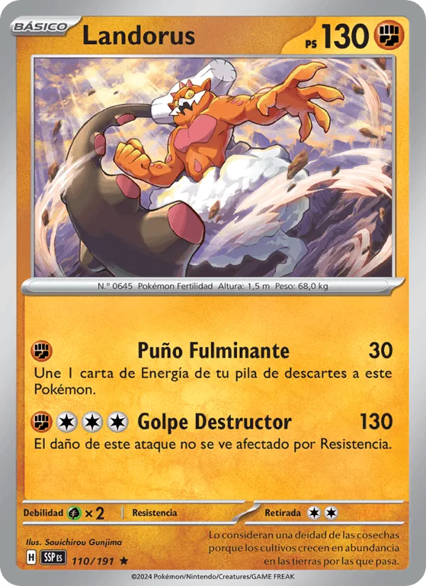 Landorus · Chispas Fulgurantes 110/191