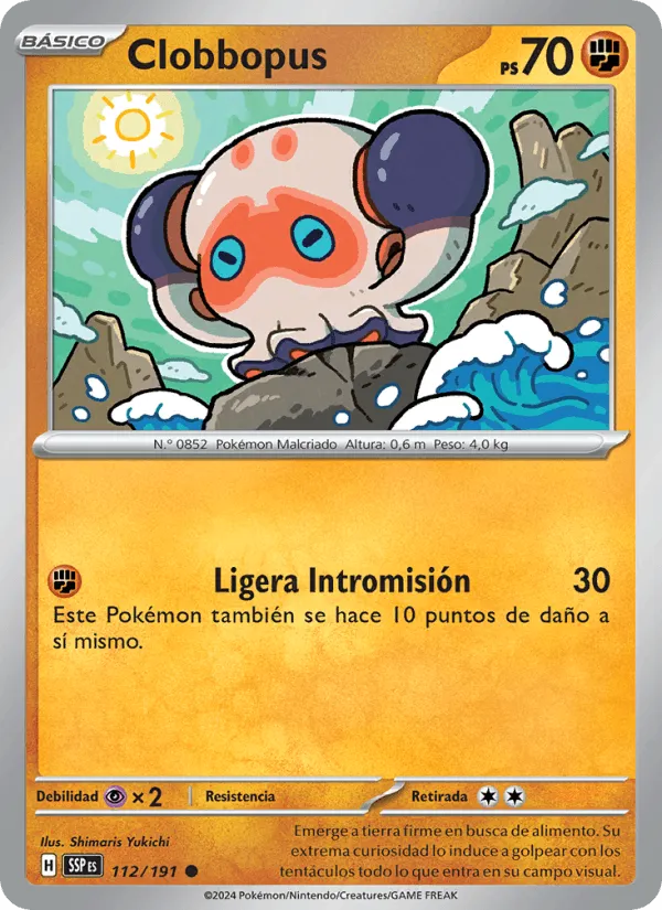 Clobbopus · Chispas Fulgurantes 112/191