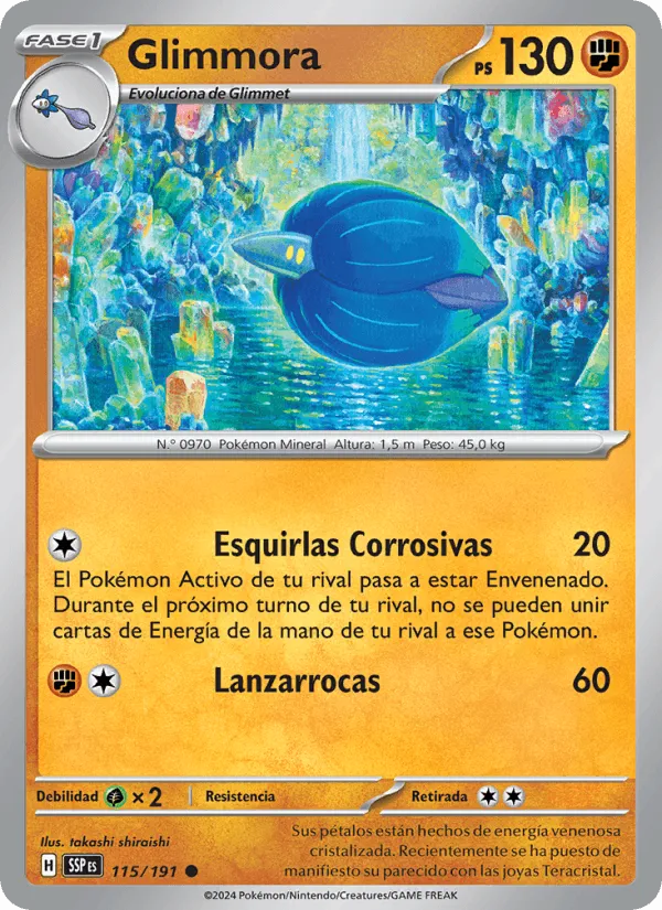 Glimmora · Chispas Fulgurantes 115/191