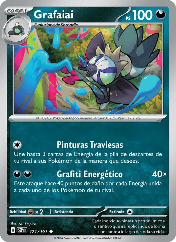 Grafaiai · Chispas Fulgurantes 121/191