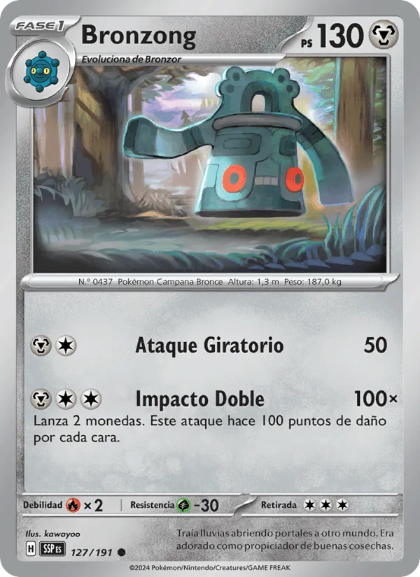 Bronzong · Chispas Fulgurantes 127/191
