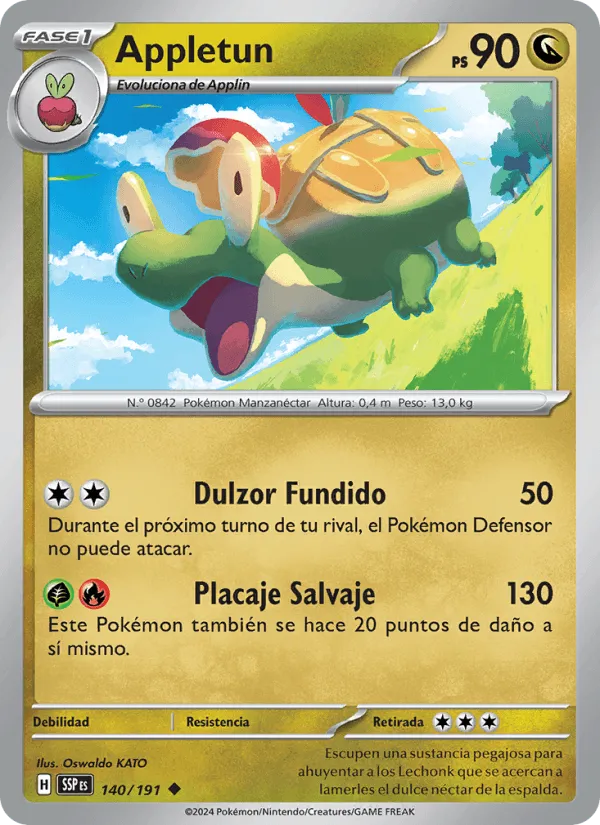 Appletun · Chispas Fulgurantes 140/191