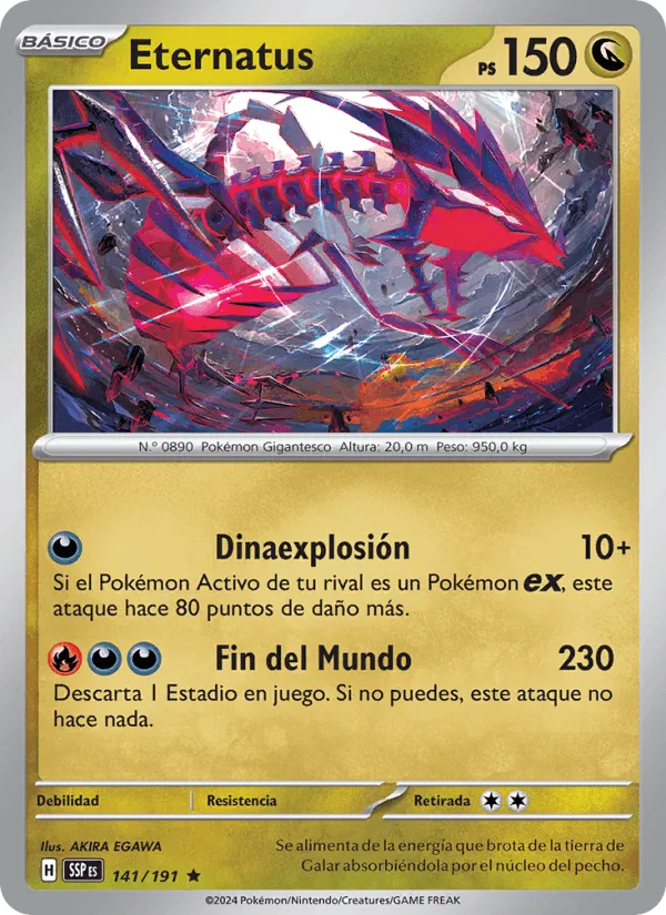 Eternatus · Chispas Fulgurantes 141/191
