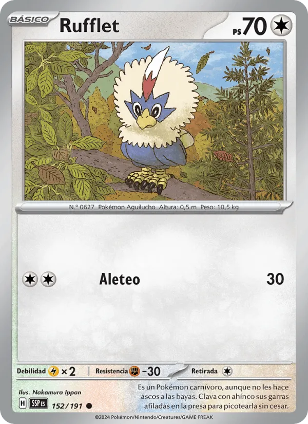 Rufflet · Chispas Fulgurantes 152/191