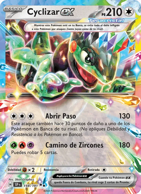 Cyclizar ex · Chispas Fulgurantes 159/191