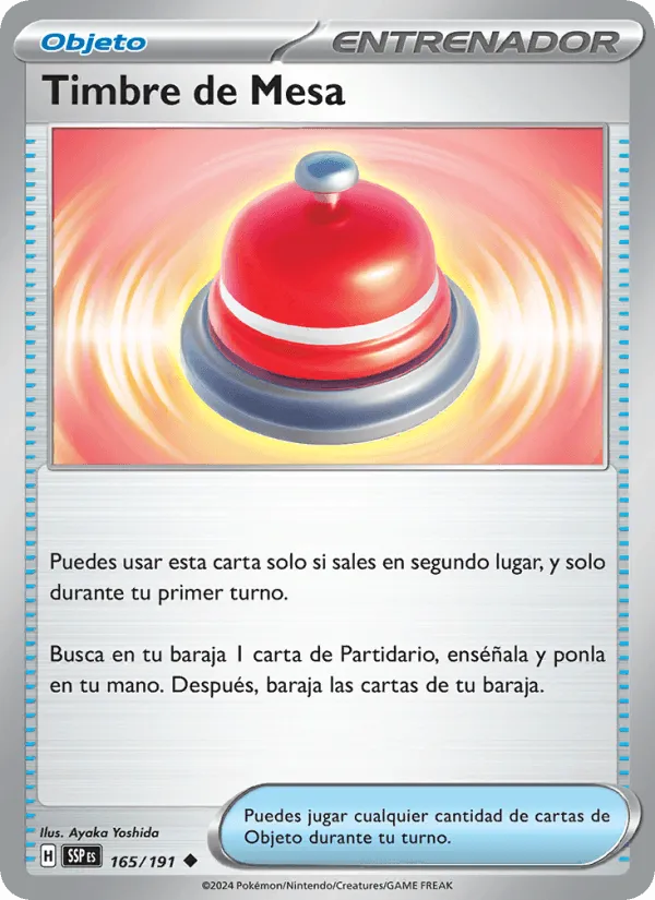 Timbre de Mesa · Chispas Fulgurantes 165/191