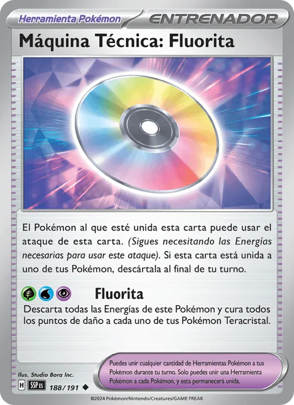 Máquina Técnica: Fluorita · Chispas Fulgurantes 188/191