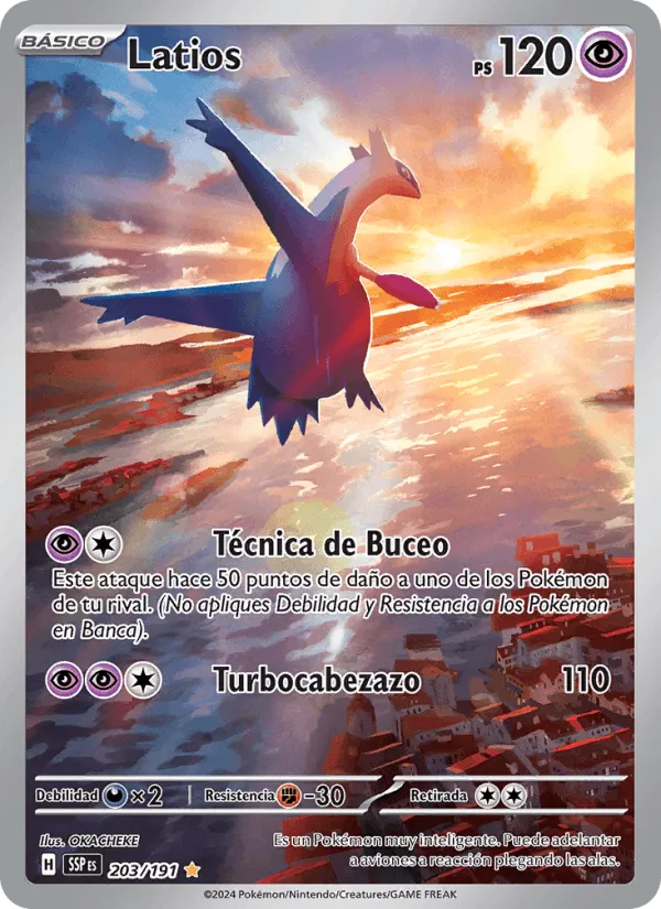Latios · Chispas Fulgurantes 203/191