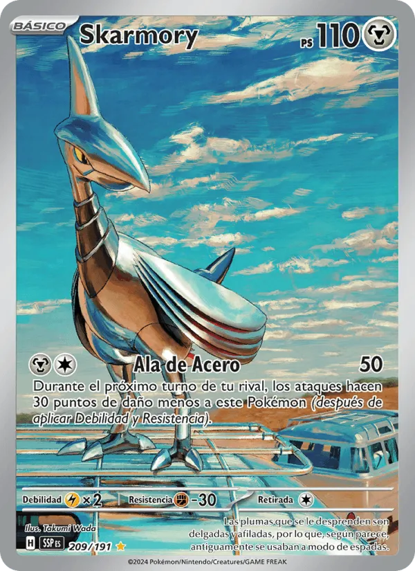 Skarmory · Chispas Fulgurantes 209/191