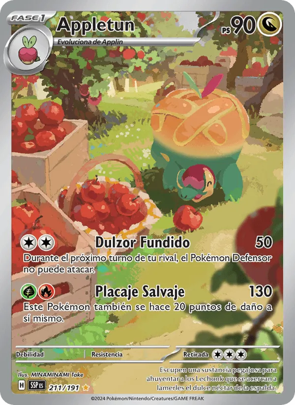 Appletun · Chispas Fulgurantes 211/191