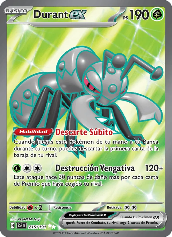 Durant ex · Chispas Fulgurantes 215/191