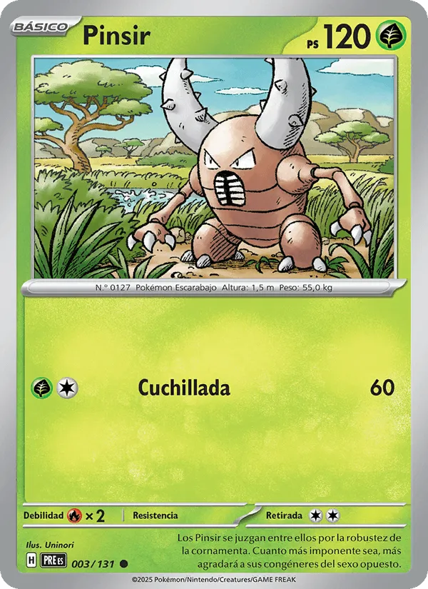 Pinsir · Evoluciones Prismáticas 003/131