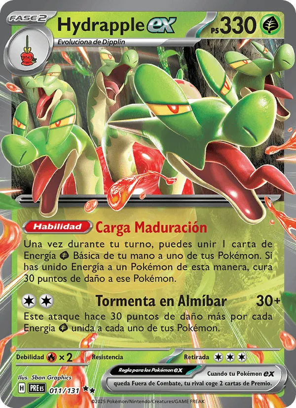 Hydrapple ex · Evoluciones Prismáticas 011/131