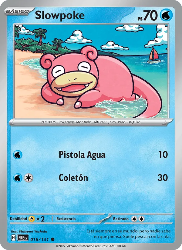 Slowpoke · Evoluciones Prismáticas 018/131