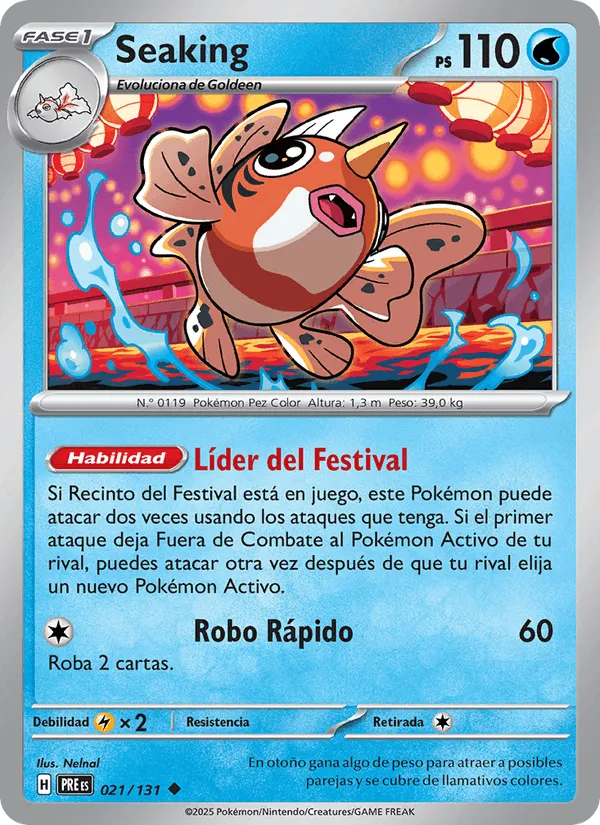 Seaking · Evoluciones Prismáticas 021/131