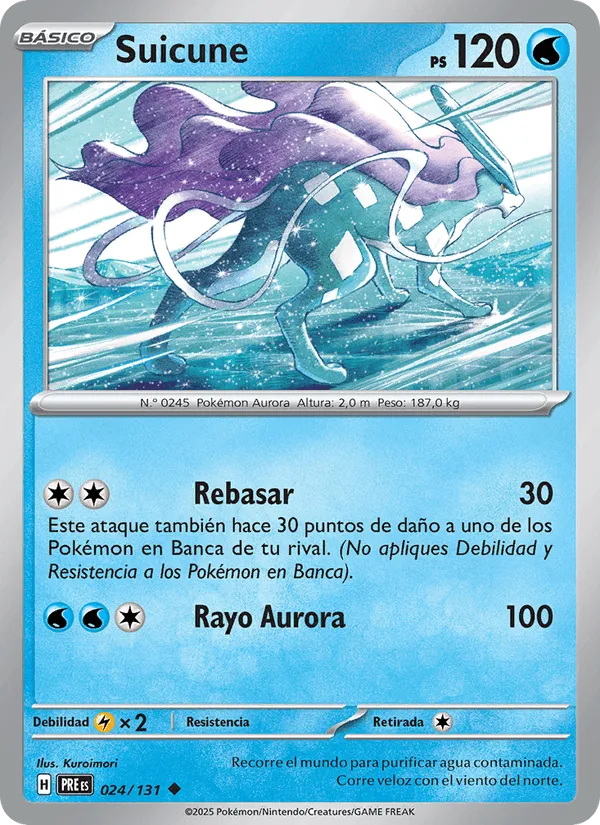Suicune · Evoluciones Prismáticas 024/131