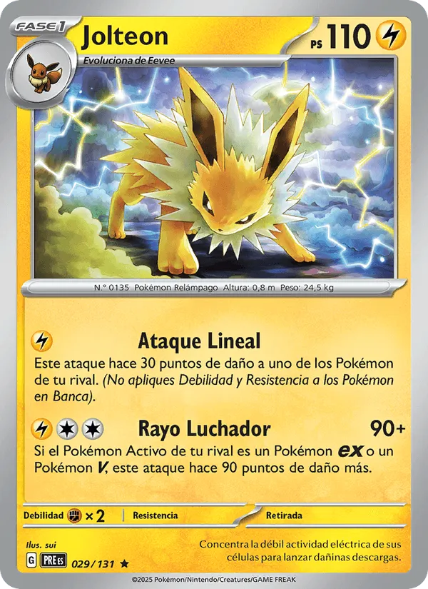 Jolteon · Evoluciones Prismáticas 029/131