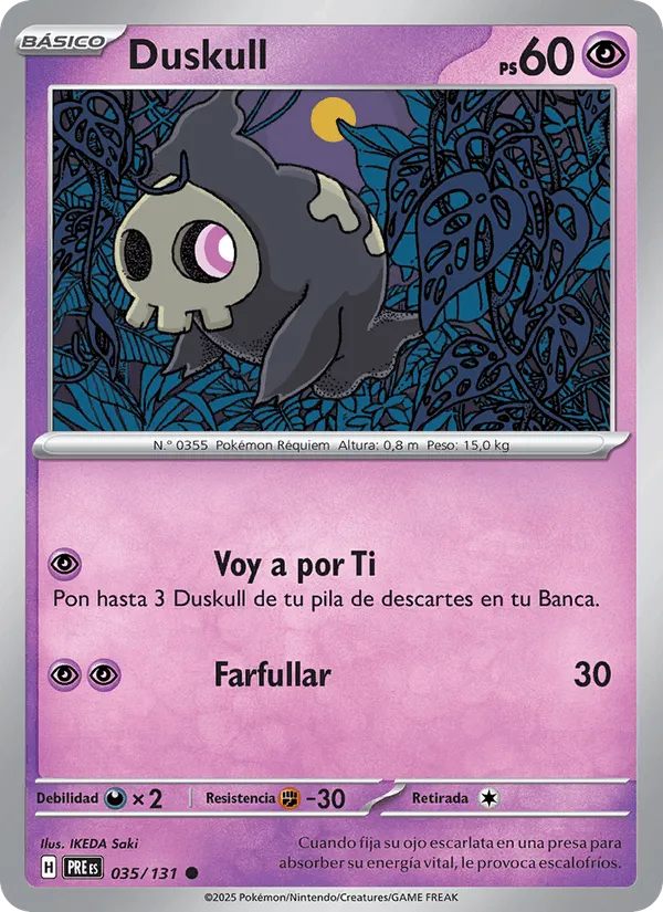 Duskull · Evoluciones Prismáticas 035/131