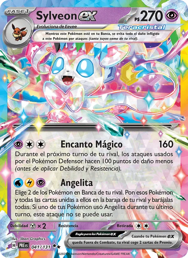 Sylveon ex · Evoluciones Prismáticas 041/131