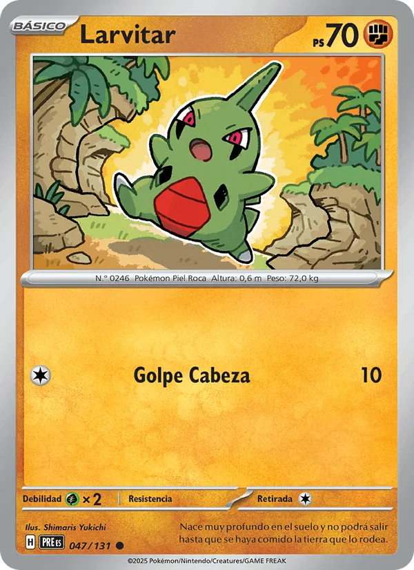 Larvitar · Evoluciones Prismáticas 047/131