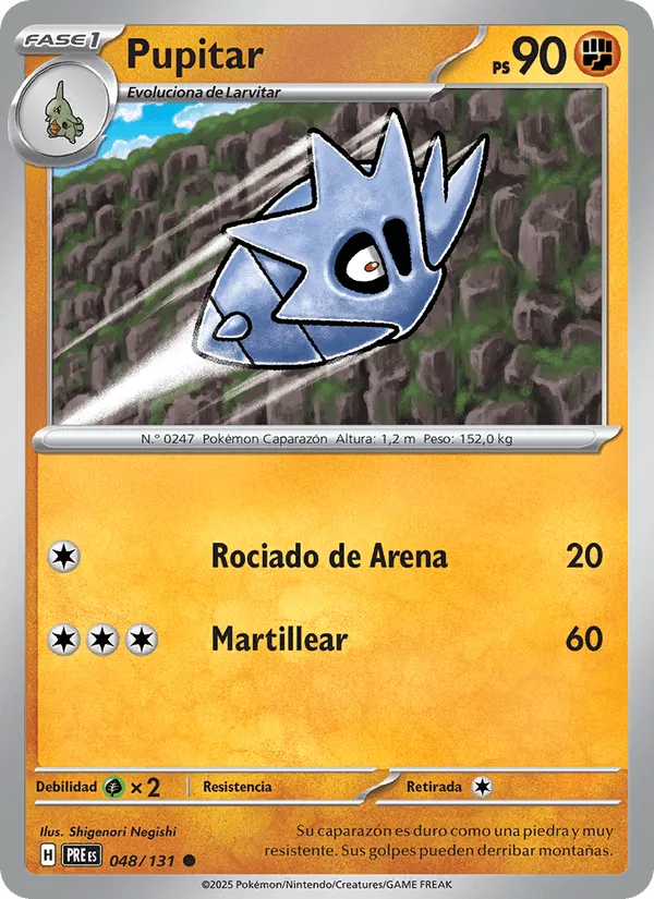 Pupitar · Evoluciones Prismáticas 048/131