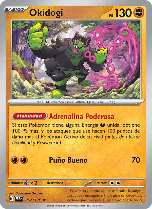 Okidogi · Evoluciones Prismáticas 057/131