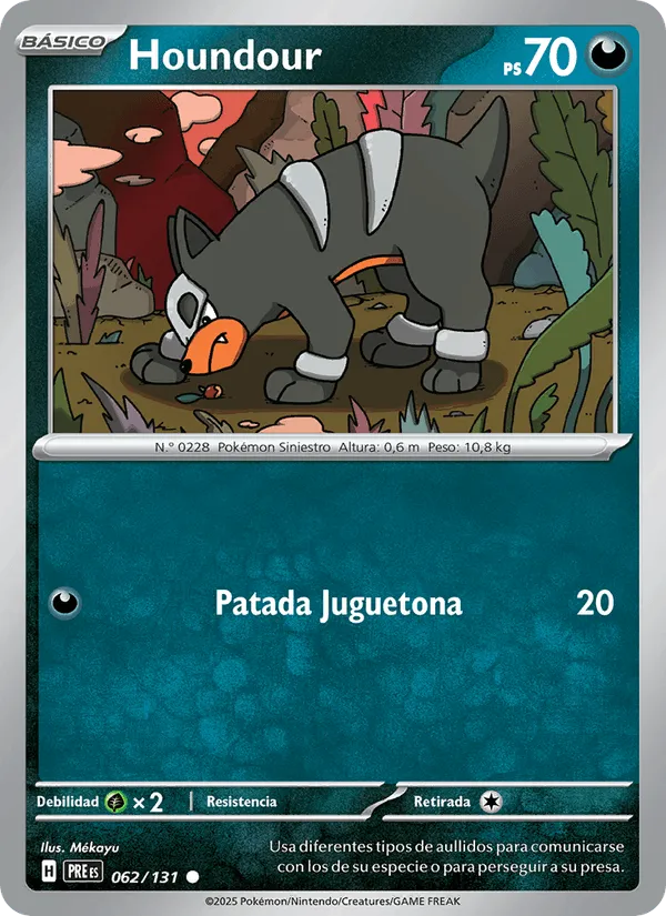 Houndour · Evoluciones Prismáticas 062/131