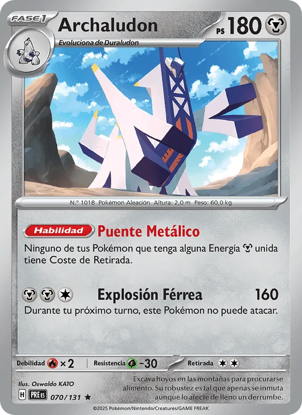 Archaludon · Evoluciones Prismáticas 070/131
