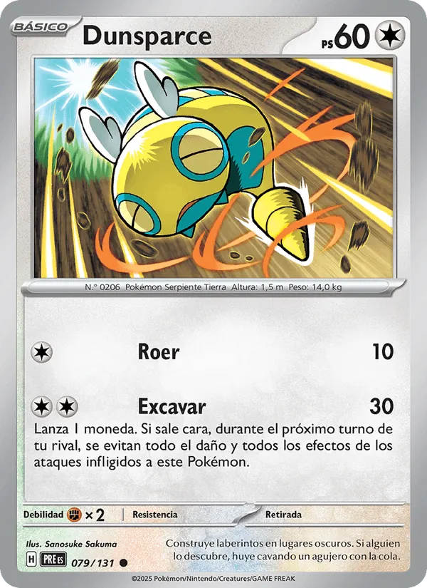 Dunsparce · Evoluciones Prismáticas 079/131