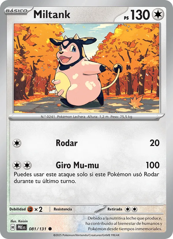 Miltank · Evoluciones Prismáticas 081/131