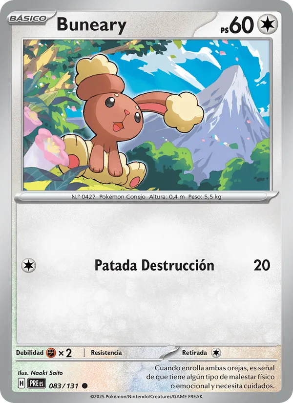 Buneary · Evoluciones Prismáticas 083/131
