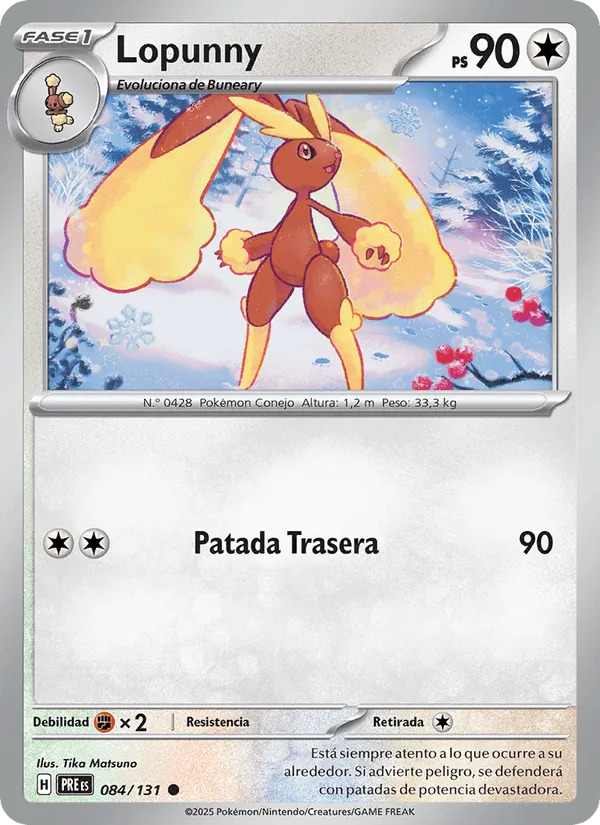 Lopunny · Evoluciones Prismáticas 084/131