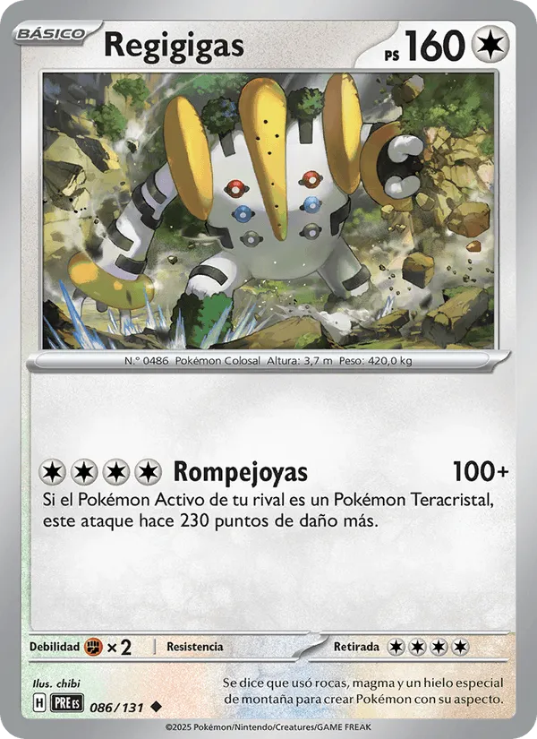 Regigigas · Evoluciones Prismáticas 086/131