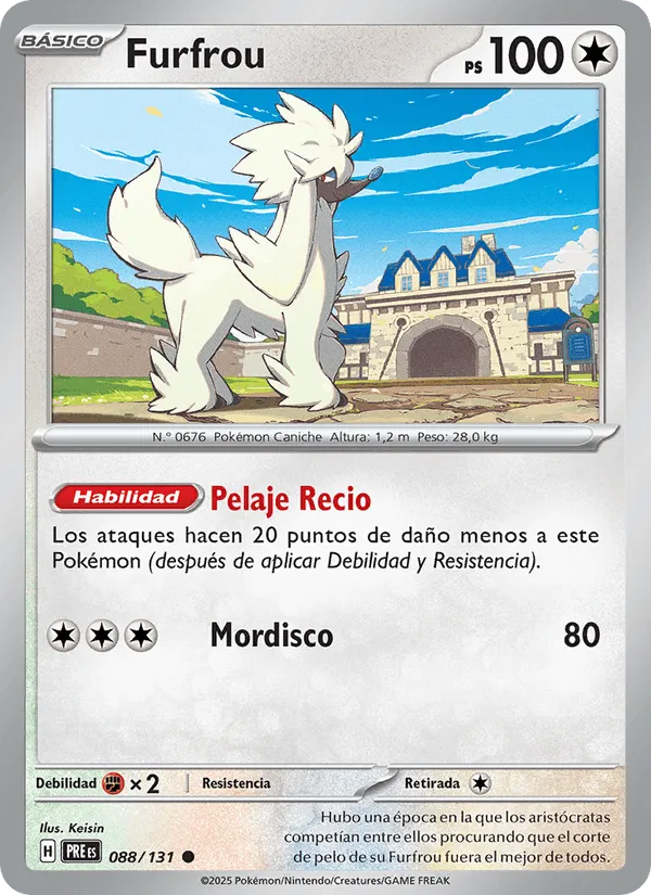 Furfrou · Evoluciones Prismáticas 088/131