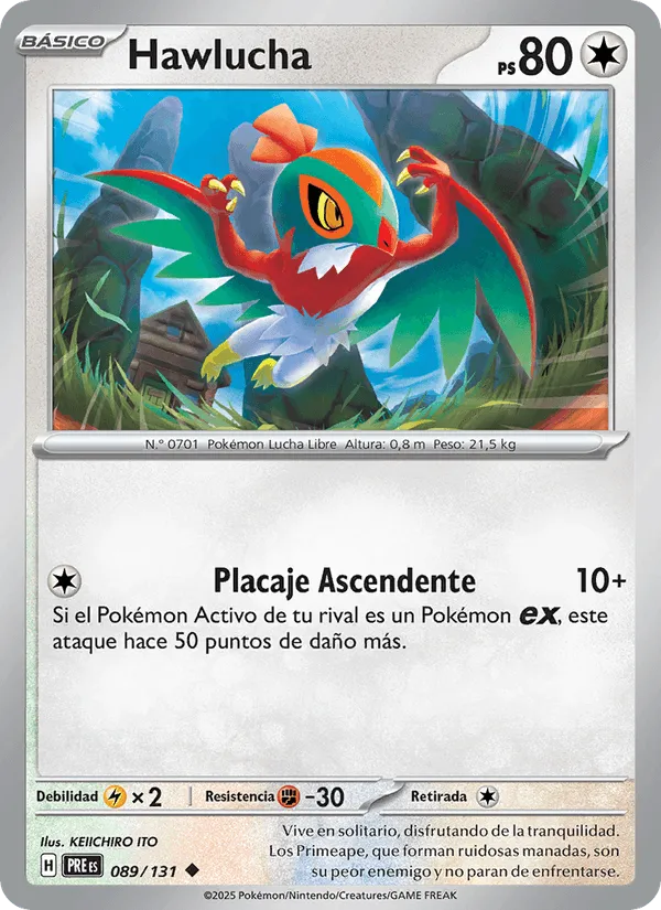 Hawlucha · Evoluciones Prismáticas 089/131