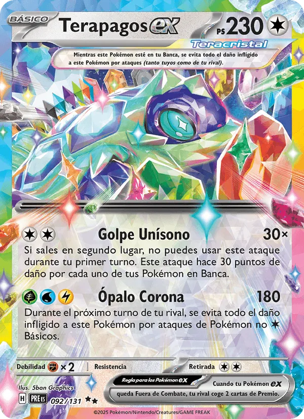 Terapagos ex · Evoluciones Prismáticas 092/131