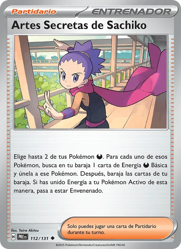 Artes Secretas de Sachiko · Evoluciones Prismáticas 112/131