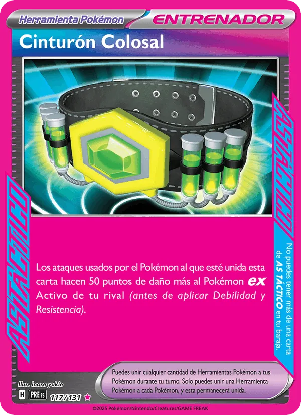 Cinturón Colosal · Evoluciones Prismáticas 117/131