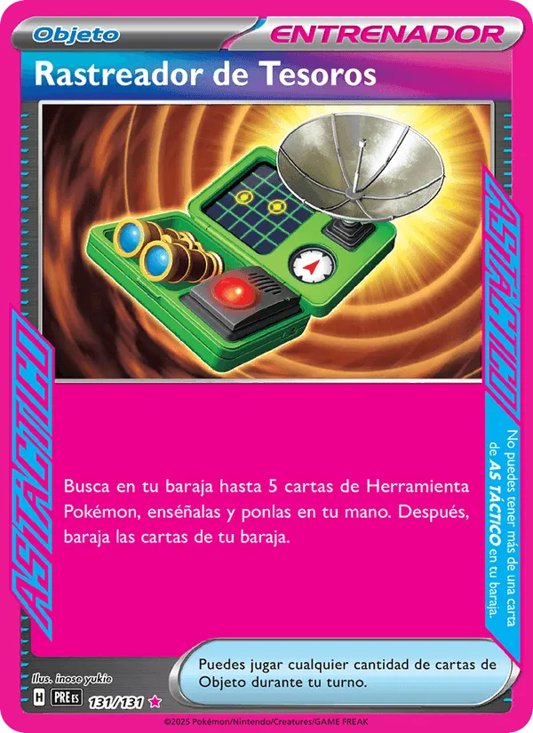 Rastreador de Tesoros · Evoluciones Prismáticas 131/131