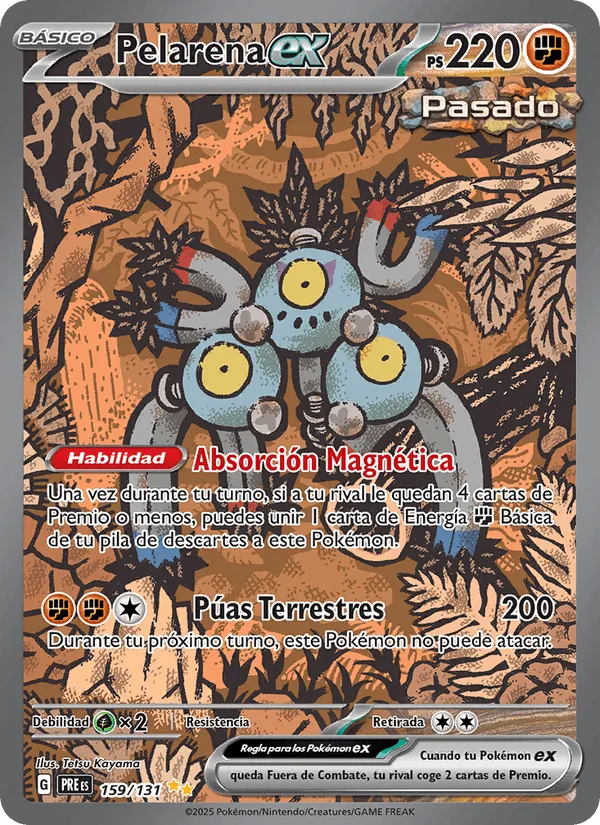 Pelarena ex · Evoluciones Prismáticas 159/131