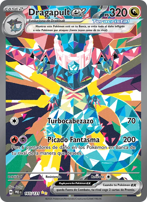 Dragapult ex · Evoluciones Prismáticas 165/131