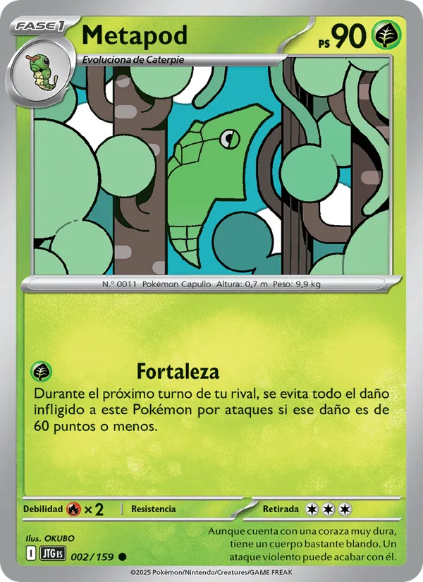 Metapod · Juntos de Aventuras 002/159