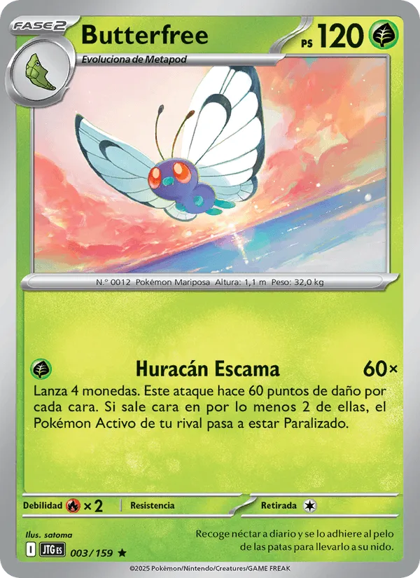 Butterfree · Juntos de Aventuras 003/159